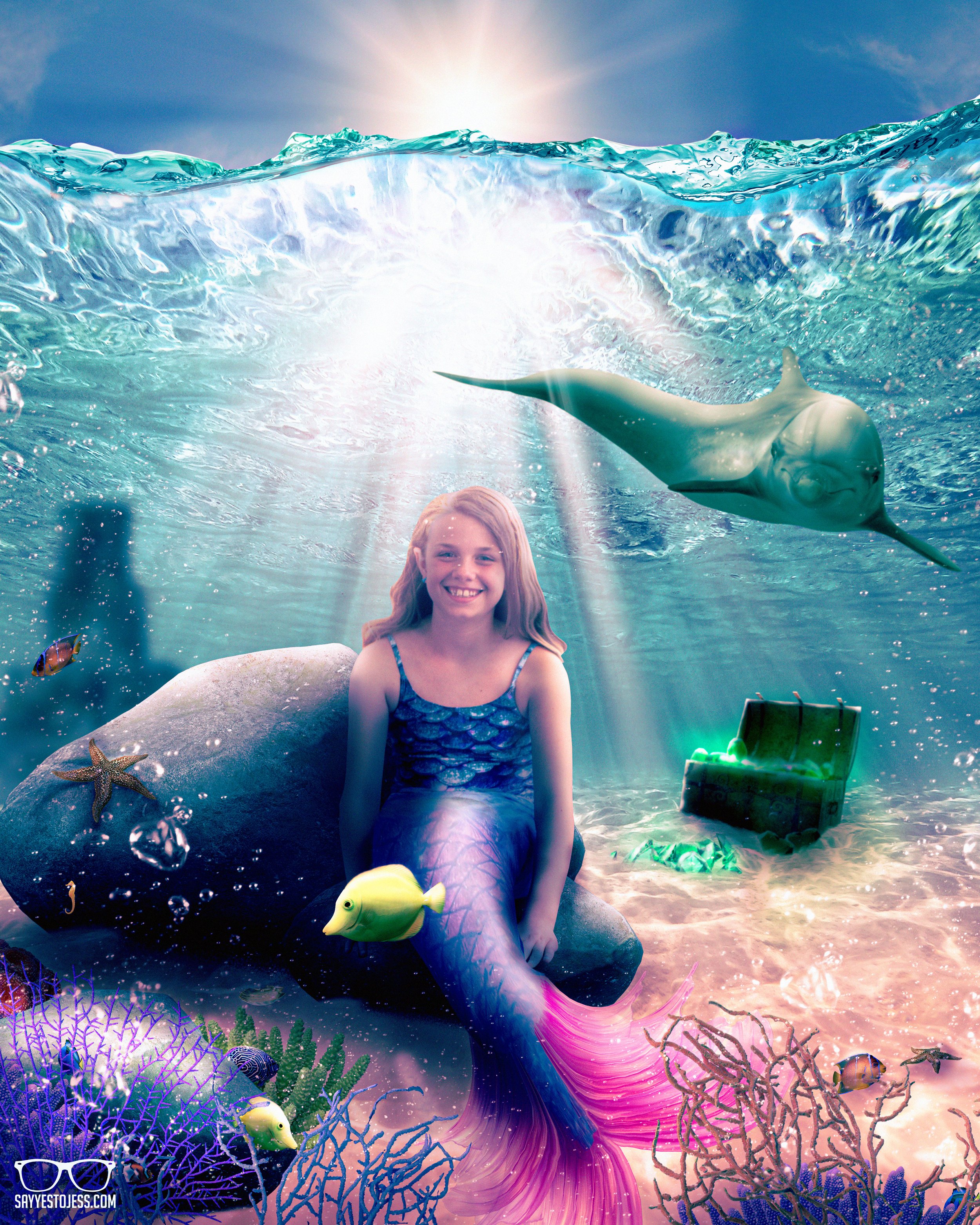 Under the sea! My most recent underwater mermaid photoshoot! — Say