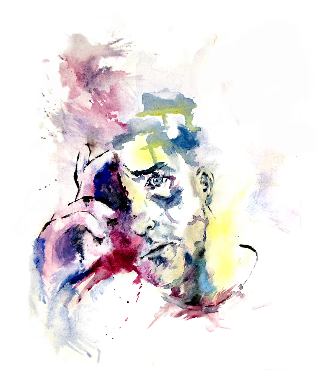 self portrait 2013 (oil + acrylic)