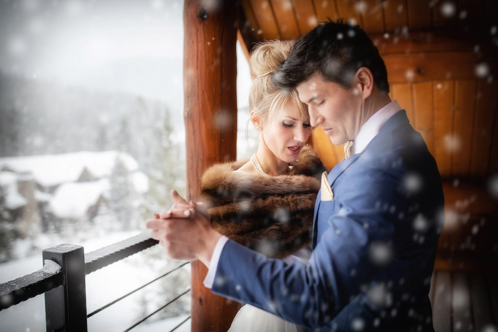  Sometimes we dance in the snow. 