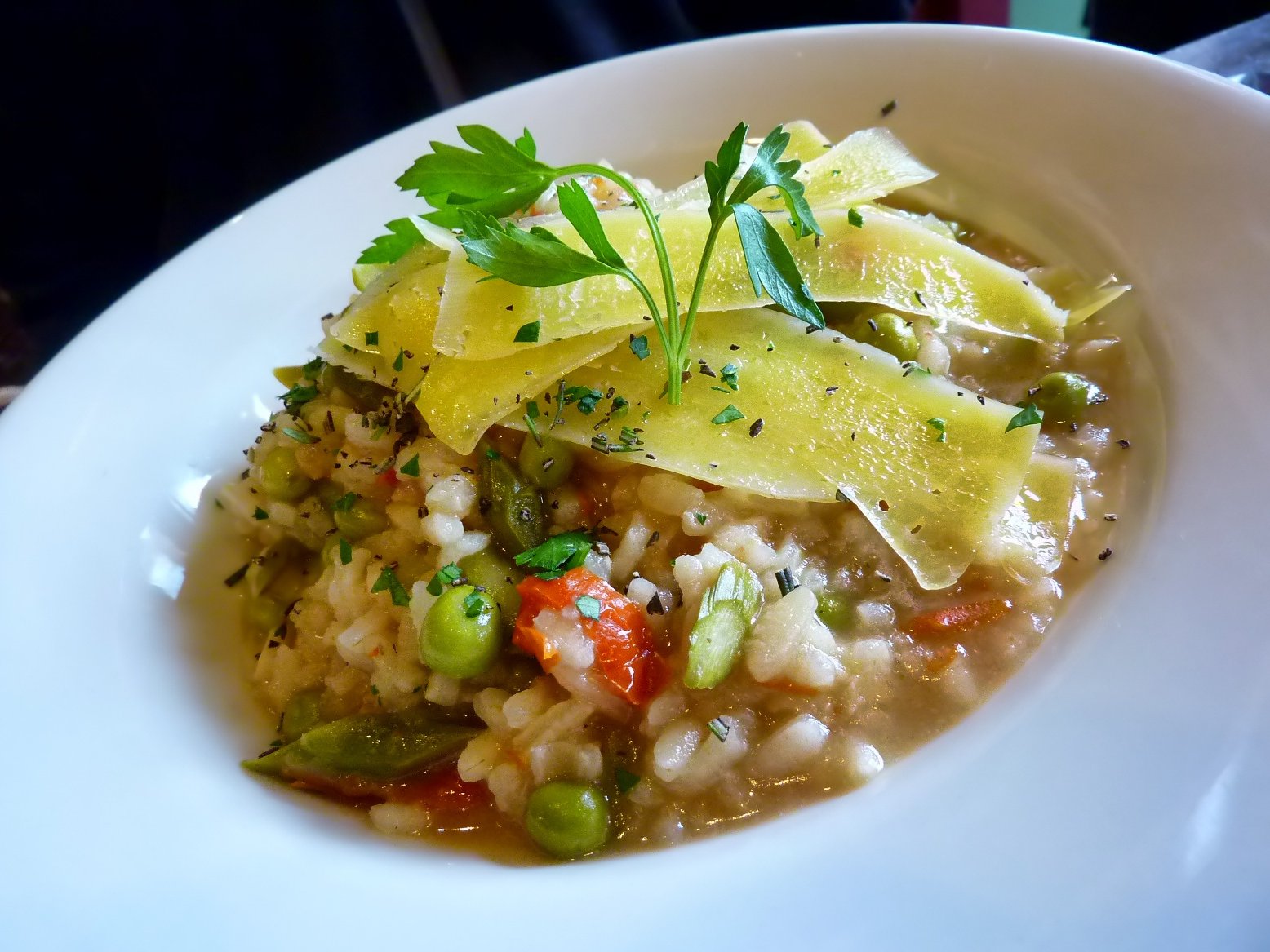 Risotto & Cornerstone Cellars Merlot