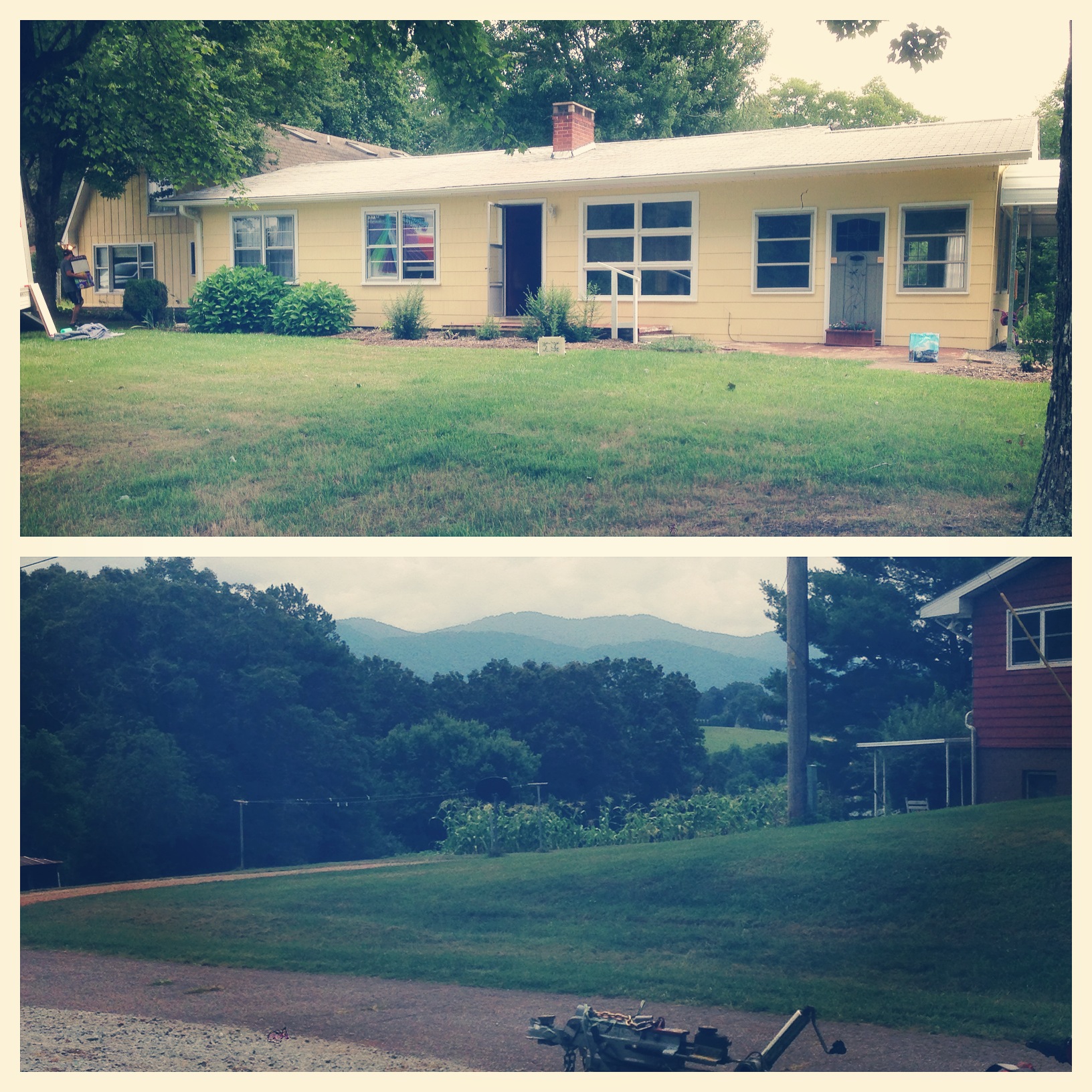 Our new home and view!
