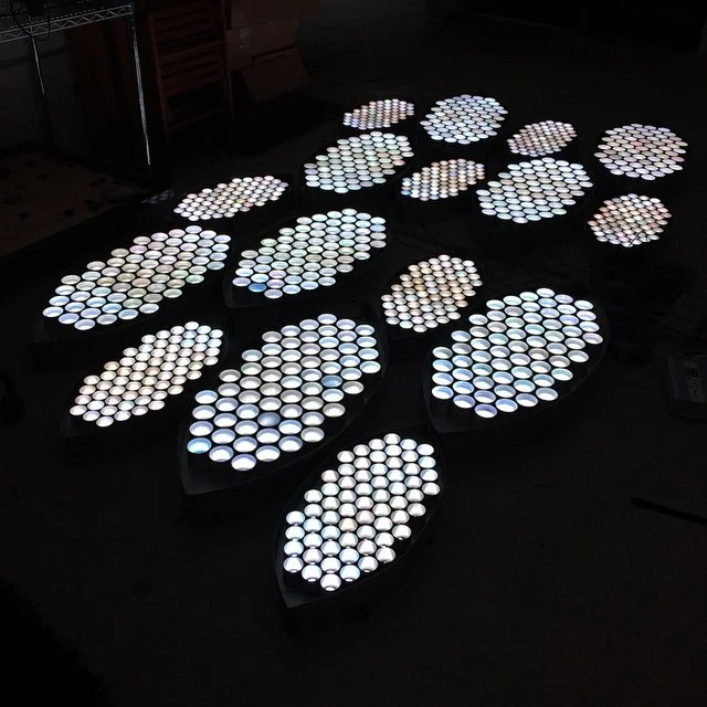 Testing all of the eyes for the first time