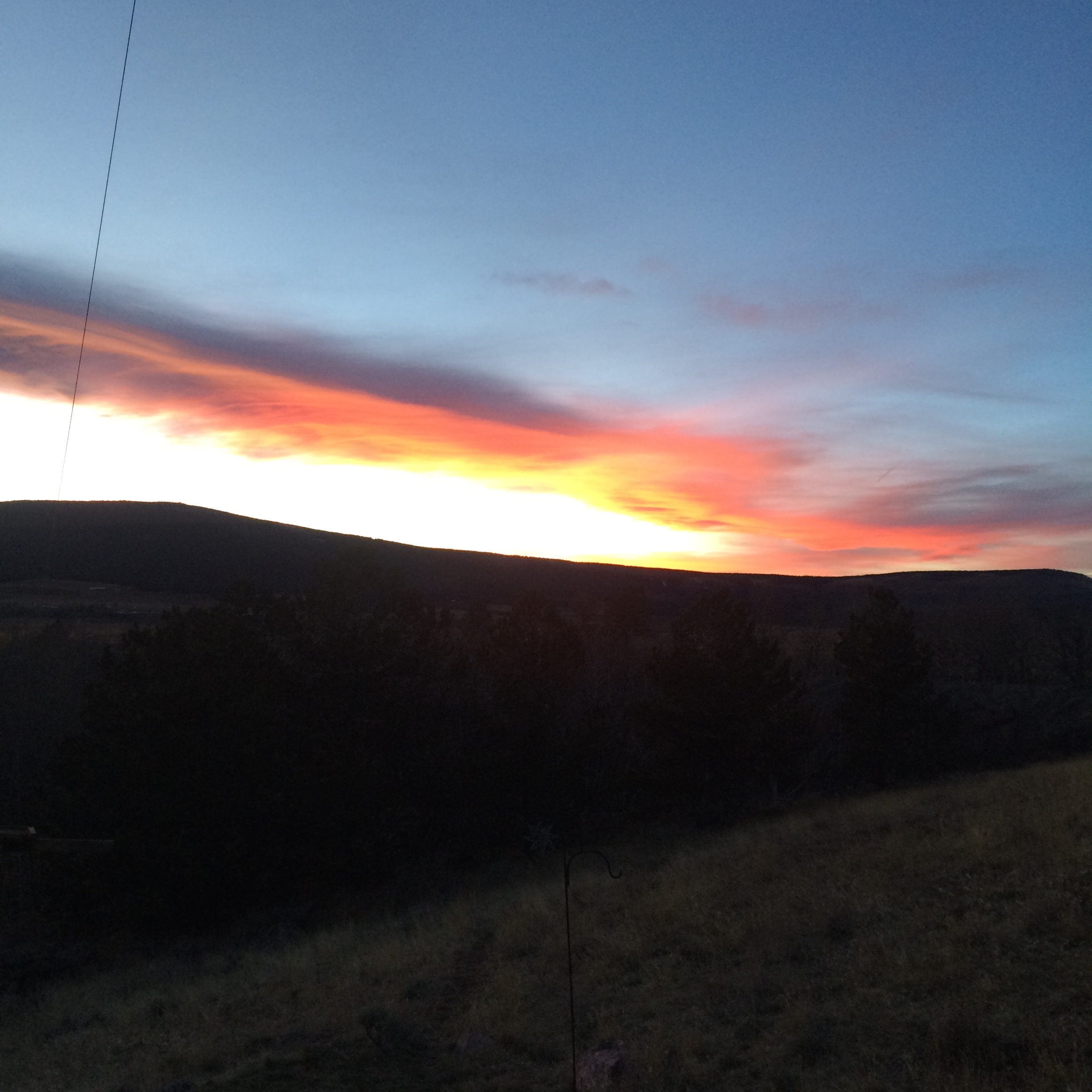 Sunset over Bull Mountain