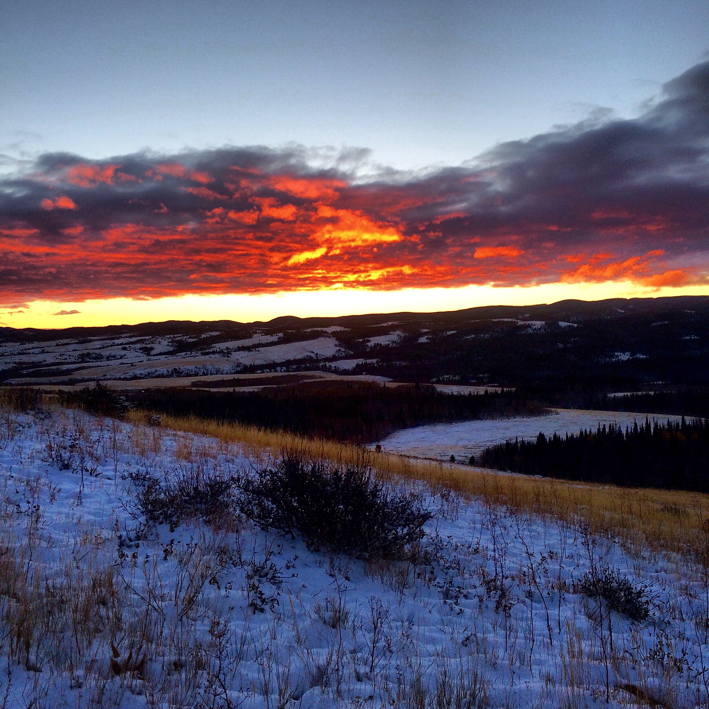 Sunrise over Boulder Ridge 