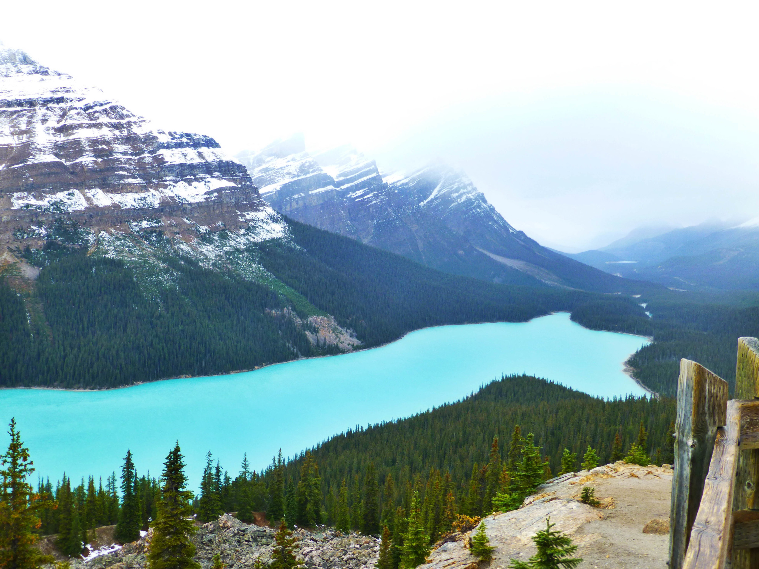 Peyto Lake - startlingly blue....