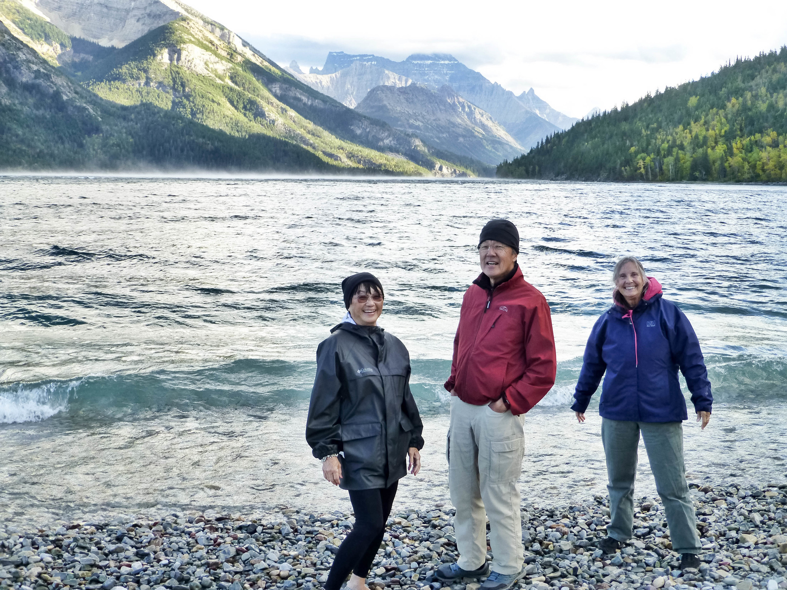 Our campsite on Waterton Lake