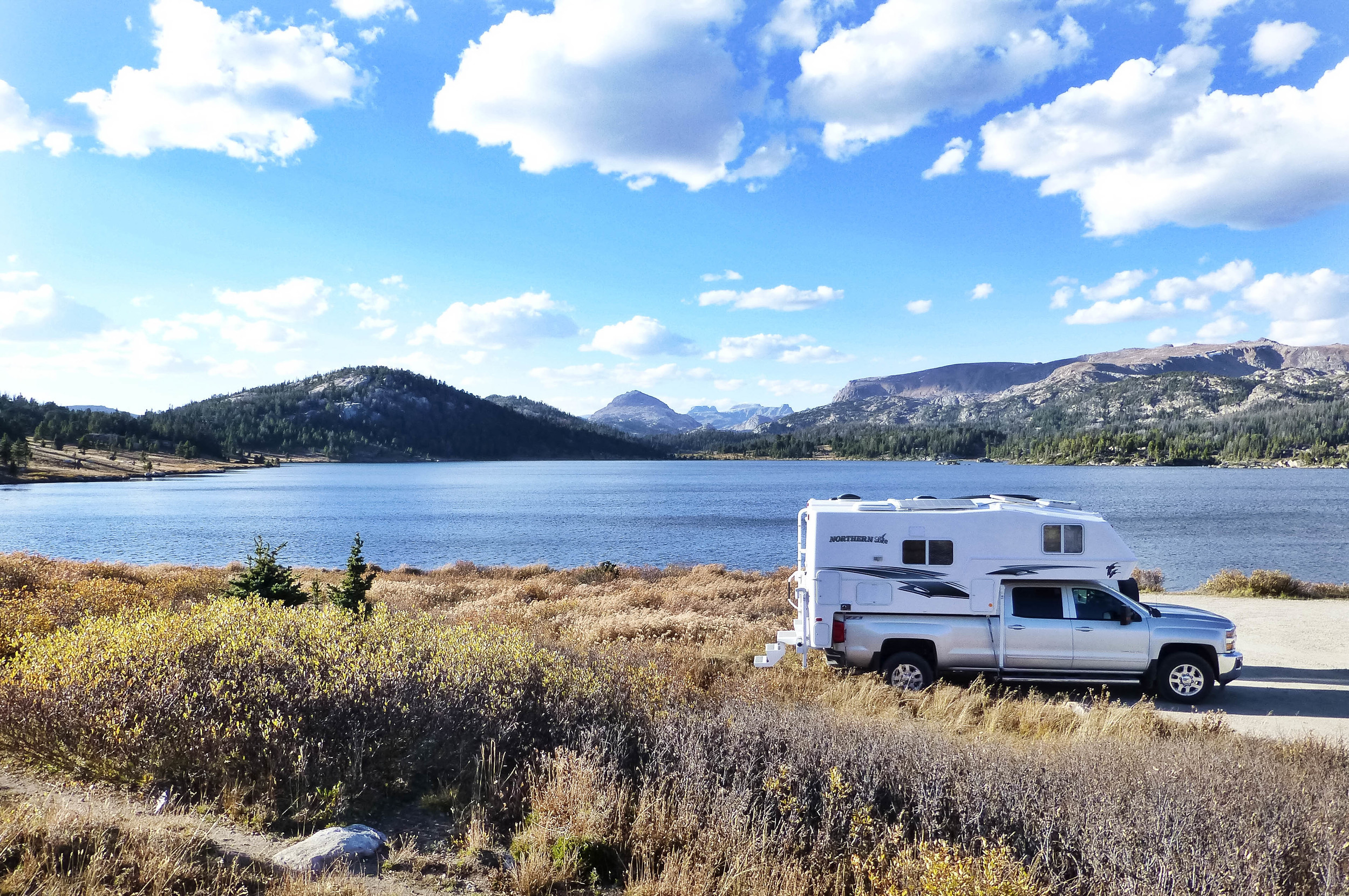 Camp at Island Lake