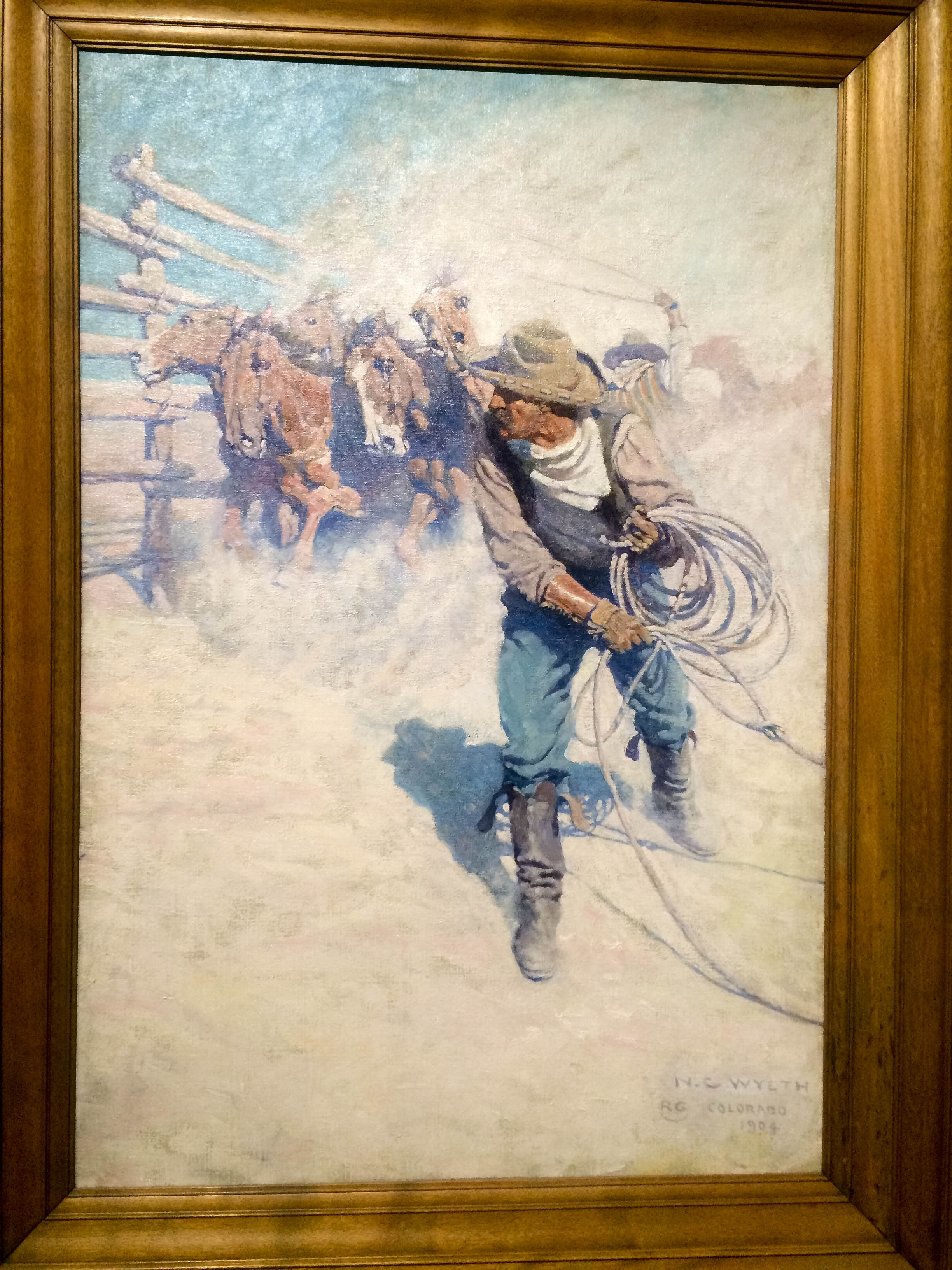 N.C Wyeth, part of the western art collection at the Cody Museum