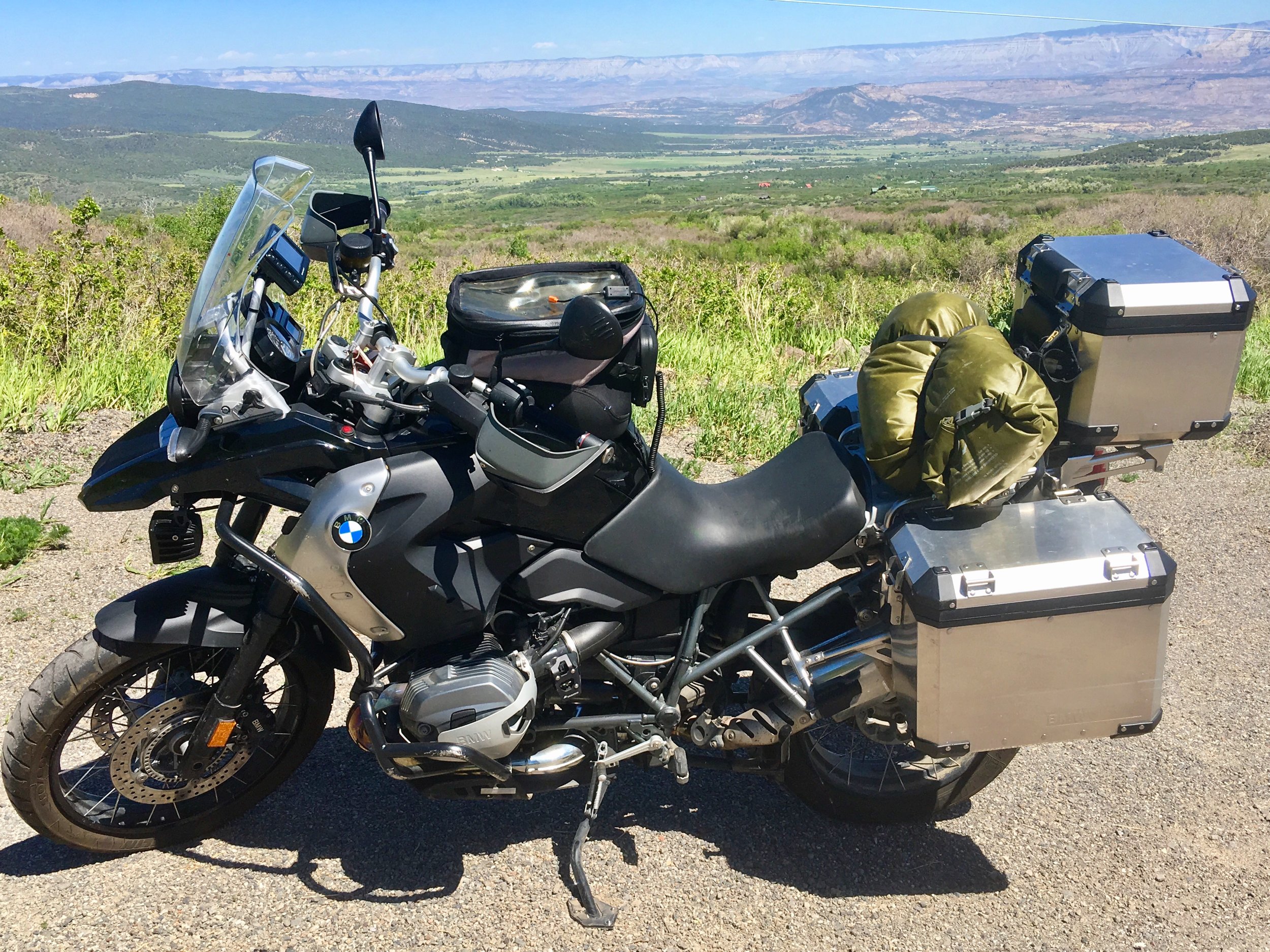 The view over the Grand Valley from atop Grand Mesa