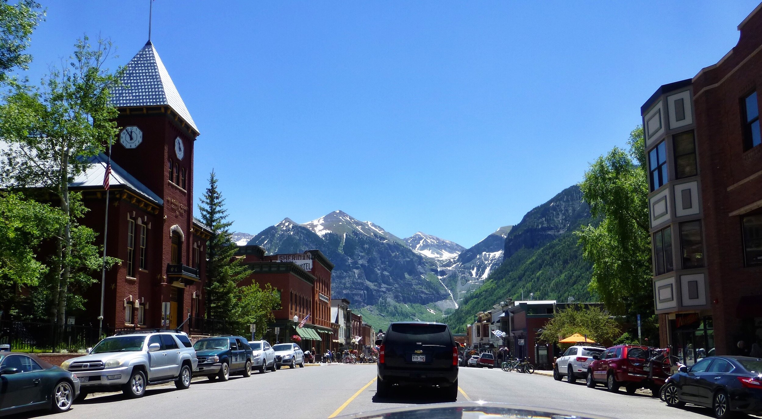 The town of Telluride, so pretty 