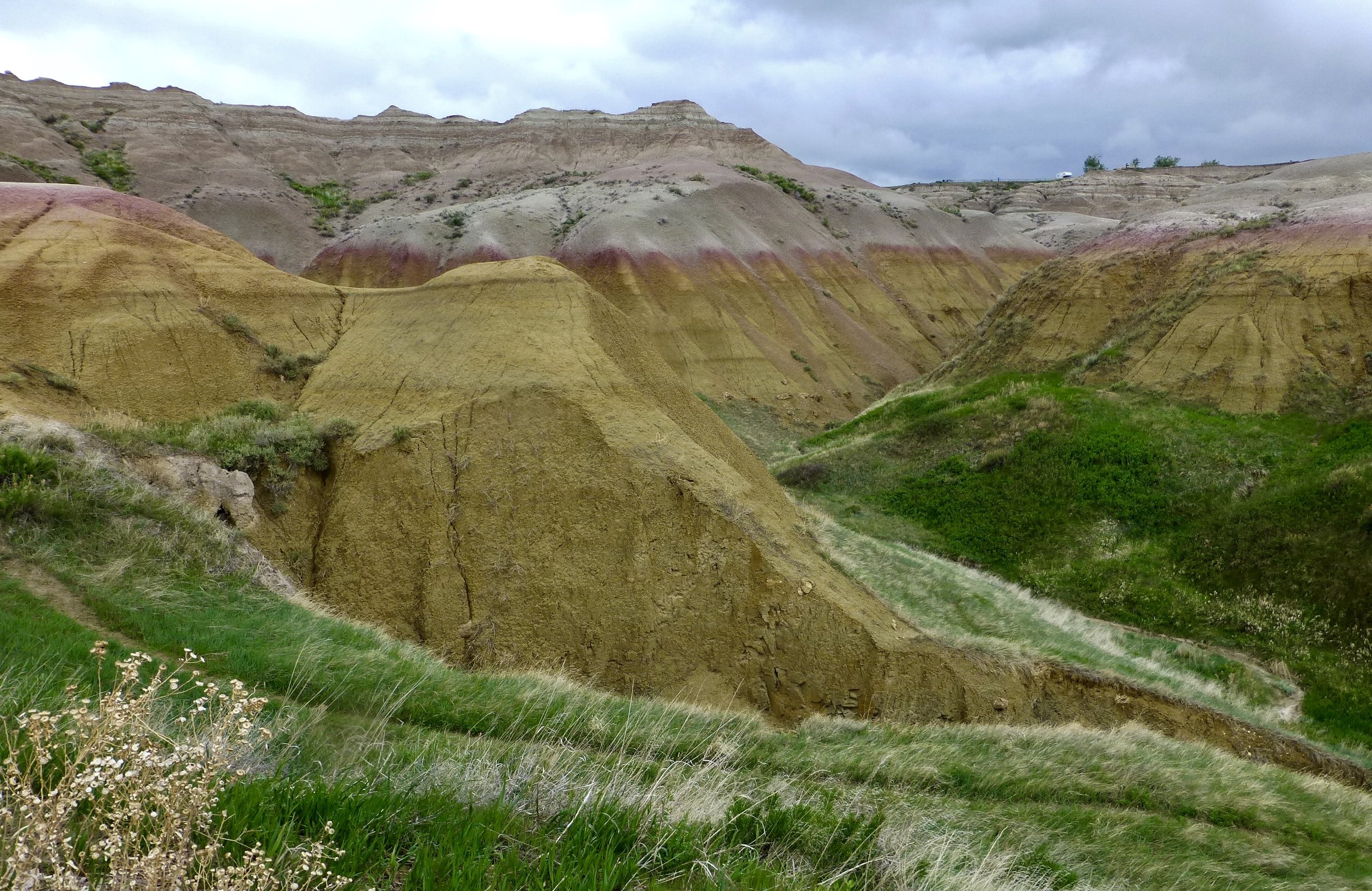 Colorful soils near Homestead Overlook