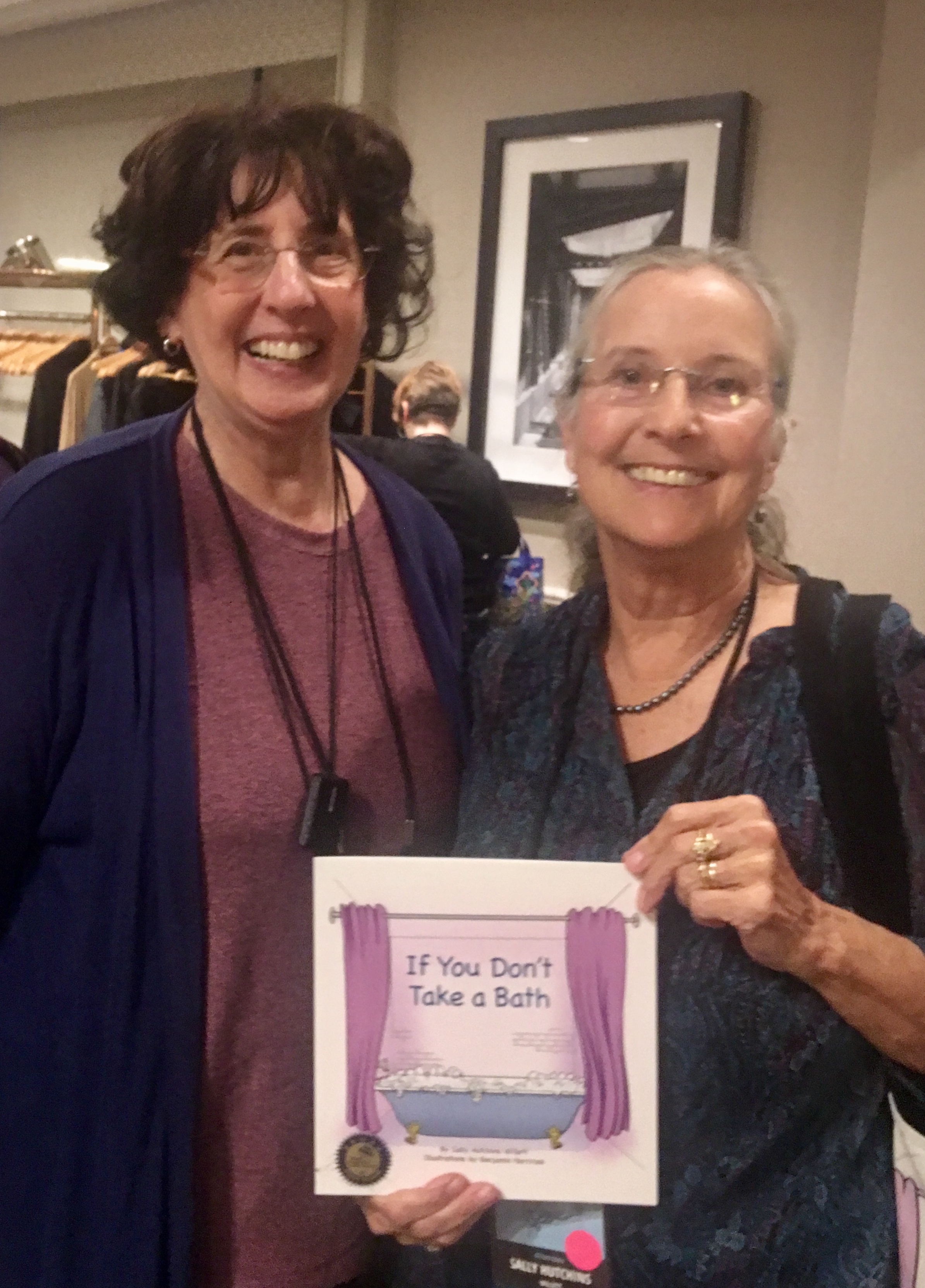 Children’s Book Alliance board member requested a copy of Sally’s book.