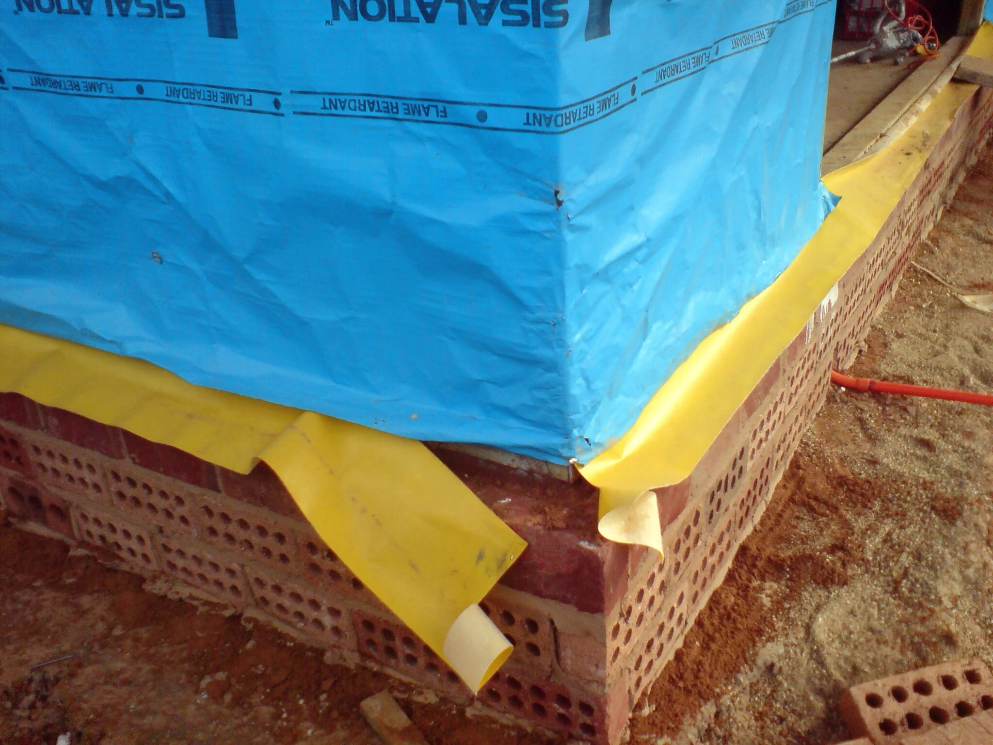 The Barrier here has been neglected during the building process, thus allowing it to be damaged.