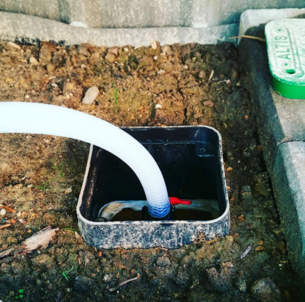 An Altis reticulation system being pumped up.