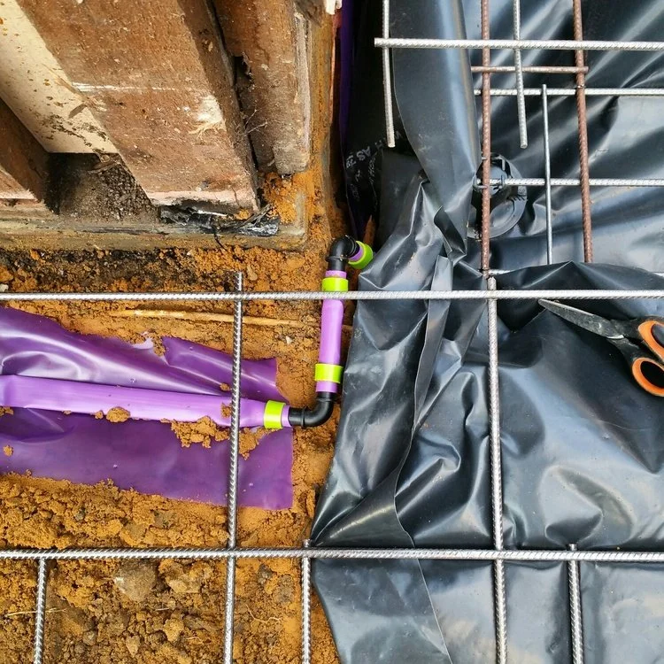 Reticulation system on an addition.