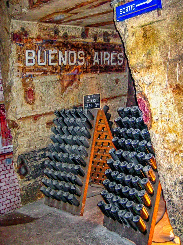 Pommery's cellars are so vast, corridors are "avenues" named after places where Pommery is loved