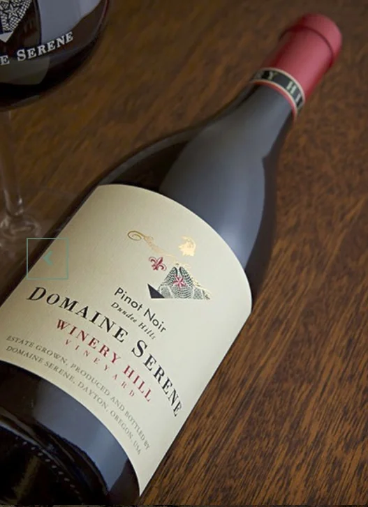 The Decanter World Wine Awards Best in Show pinot noir from Domaine Serene. But good luck finding a bottle! (Photo: Domaine Serene)