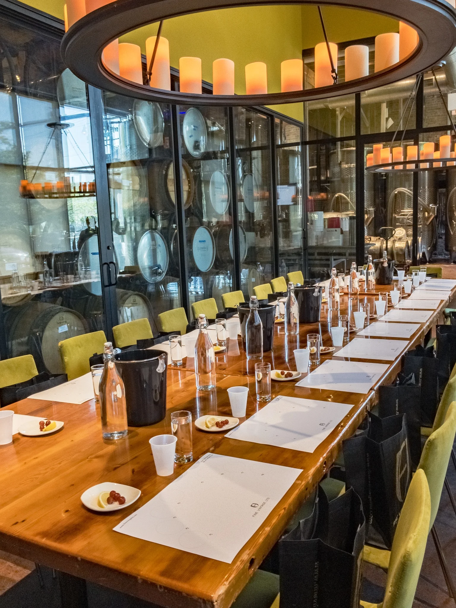 The Barrel room at City Winery in Chicago (Photo: (c) Lyn Farmer)
