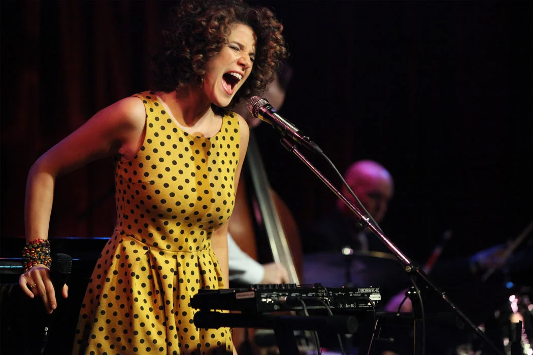 Cyrille Aimée in concert (Photo: Michelle V. Agins/The New York Times)