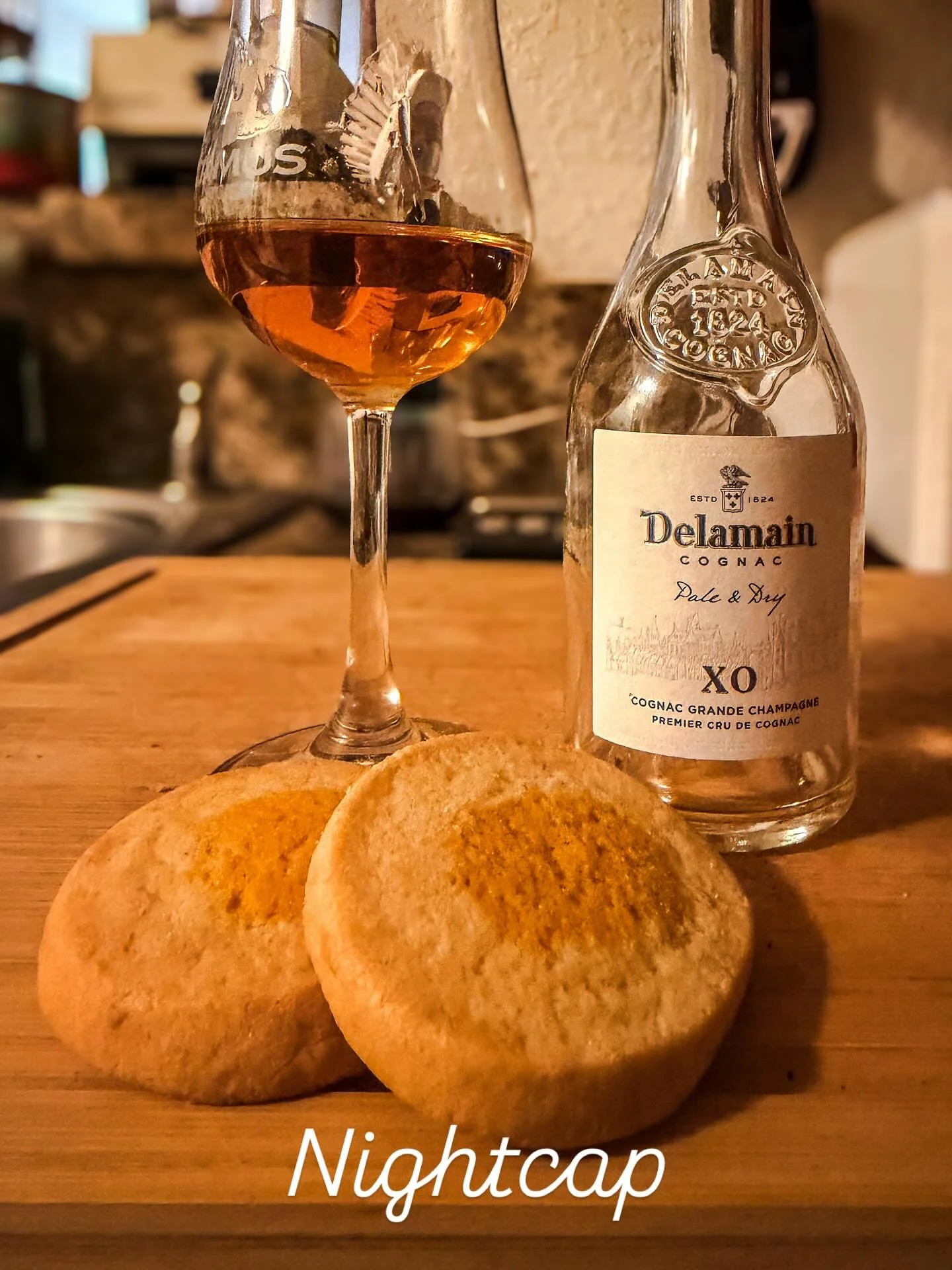 Tough to say farewell to this bottle, but at least a little easier with freshly baked pumpkin shortbread @delamaincognac