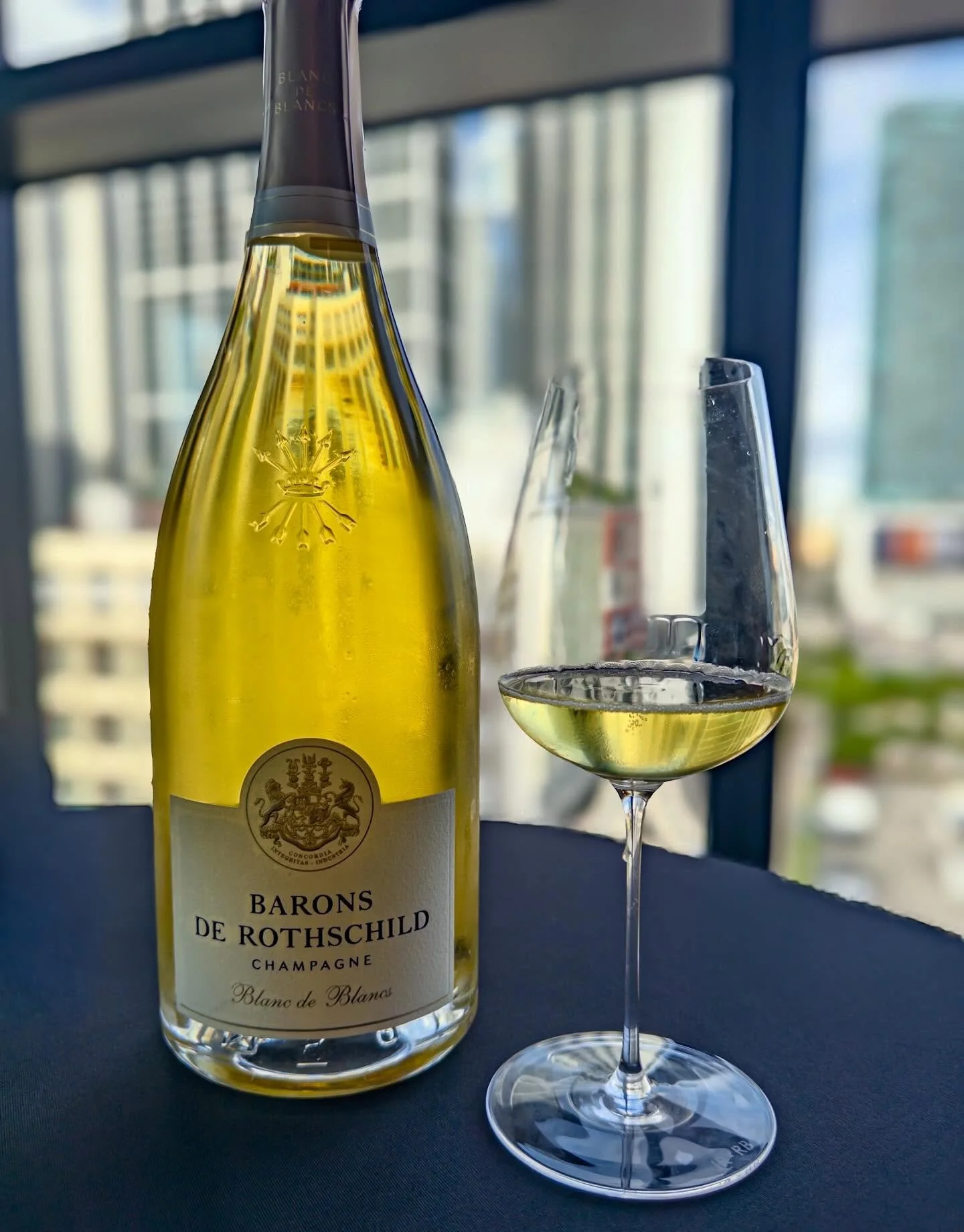 A magnum of @champagnebaronsderothschild #blancdeblancs is not only the perfect size for two people, it&rsquo;s a fantastic way to kick off the 2025 Golden Vines benefitting the G&eacute;rard Basset Foundation. This was the first taste and the wine h