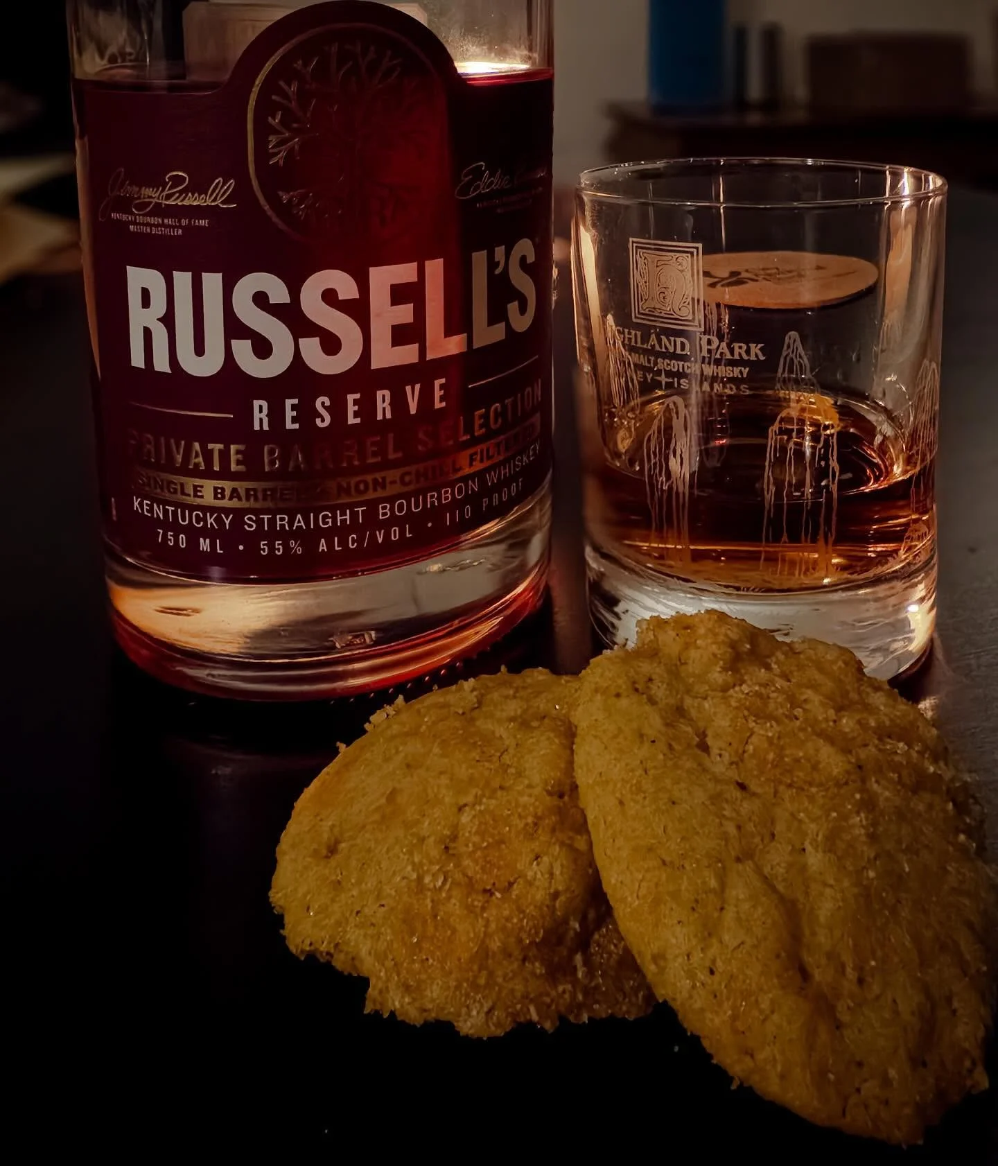 It&rsquo;s chilly out there (for Miami) - time for an early nightcap with the first cookies of the season - Orange, Olive oil and turmeric sugar cookies.