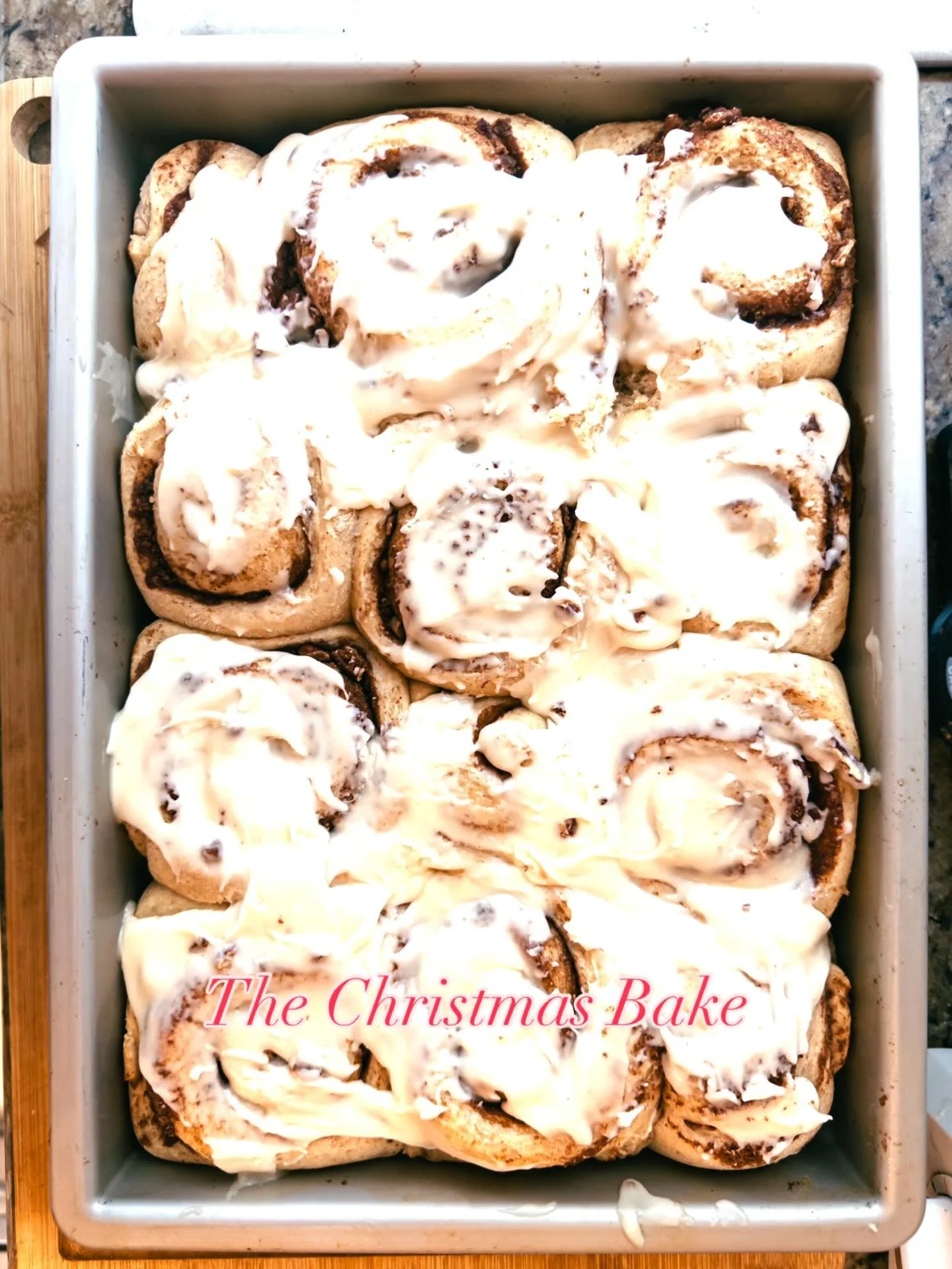 These will pop out of the chimney (well, the oven) Christmas Morning with a steaming cup of @drinkperla coffee. My favorite present that doesn&rsquo;t need to be wrapped. #cinnamonrollChristmas
