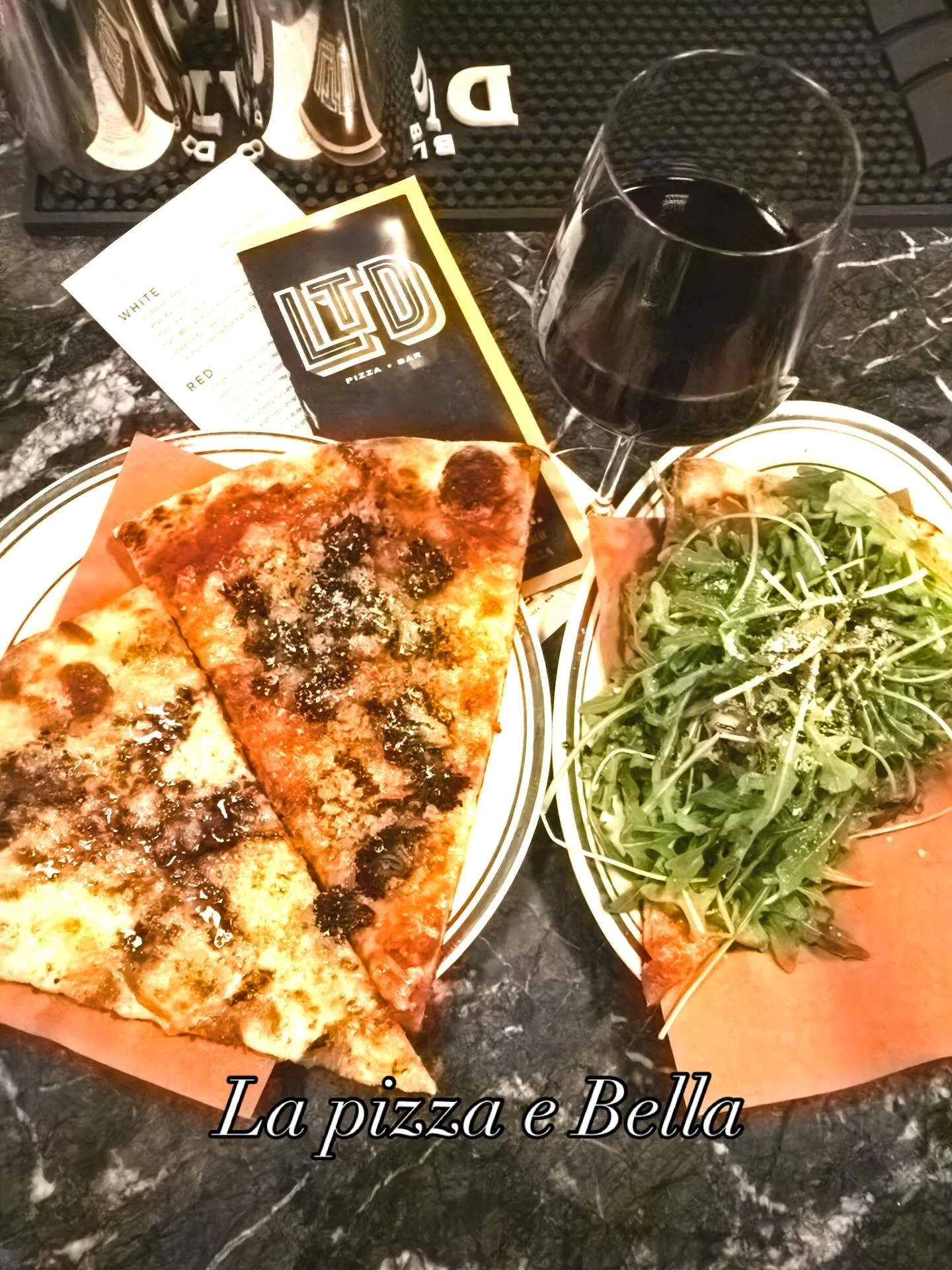 Late arrival at Grand Central, long taxi to SoHo, its tone for a slice. No, make that three&hellip;and some Chianti Classico.