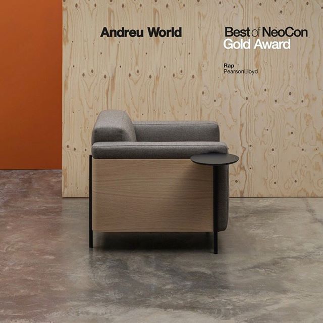 // #NeoCon2019 //
-
Congratulations to our friends @andreuworld on their many award-winning designs at this year's NeoCon gathering!
-
The Rap Sofa won a Best of NeoCon Gold Award in the Seating: Sofas &amp; Lounge category, and a Best of NeoCon Silv