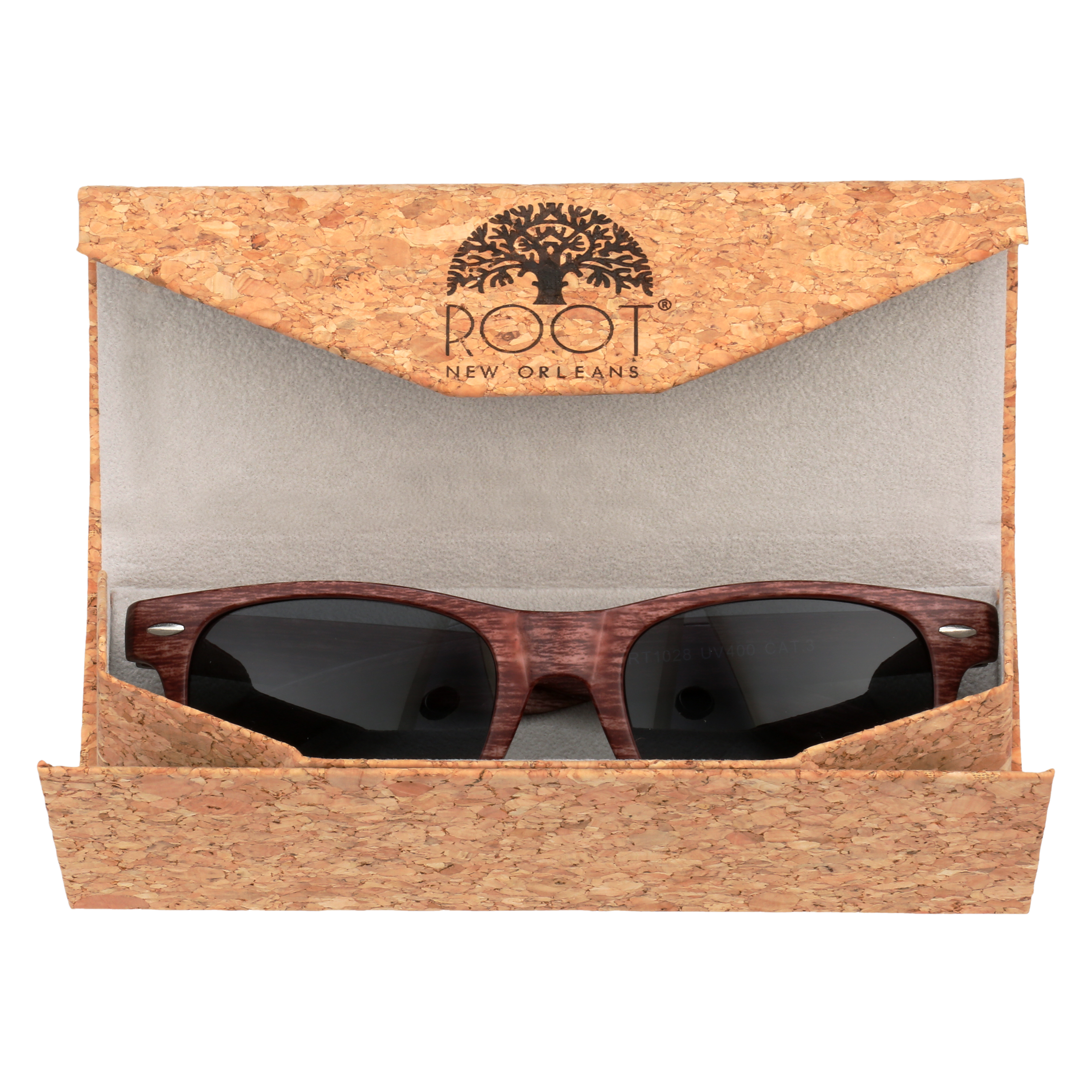 Mistura Handcrafted Grey Wood Cat Eye Sunglasses w/ Cork Case Michael Kors St. Barths MK2231U Sunglasses 4003/3 Ash Grey  main image 4