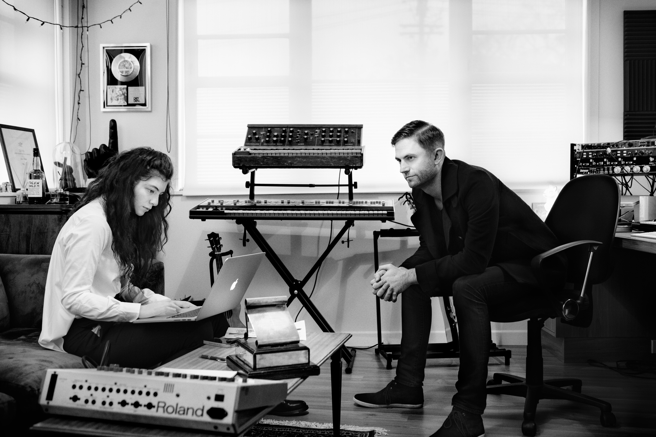 I'm part of a group exhibition at the Auckland Museum - Volume: Making Music in Aotearoa with this image of Lorde and Joel Little in their studio Auckland NZ, a landmark homegrown exhibition on New Zealand music will open at Auckland War Memorial Museum on October 28. A partnership with the New Zealand Music Hall of Fame, Volume is the first major exhibition to tell the story of popular music in Aotearoa. From Pokarekare ana to Poi e, from Loyal to Royals, from dance halls to DJs and from vinyl to mp3s and back again, Volume will take visitors on a musical journey through the decades from the 1950s to today. Music lovers will get to roll up their sleeves and experience how music has been made, heard, and performed over the past 60 years in a ‘hands on, ears on’ exhibition, exploring the rich diversity and unique sounds that come from our place at the southern edge of the Pacific Ocean. Visitors will be able to step into a recording studio and get behind the mixing desk, become a DJ and blend music and video, browse records in a 1980s record store, learn how to play the opening riff of an iconic Kiwi song, or step back in time and on to the set of C'mon in the 1960s. Drawn from the personal collections of many of our most well-known musicians, Volume will feature costumes, awards, hand-written lyrics, instruments, memorabilia, and hundreds of images that showcase the music that provides the soundtrack to our lives. http://www.aucklandmuseum.com/whats-on/exhibitions/volume-making-music-in-aotearoa