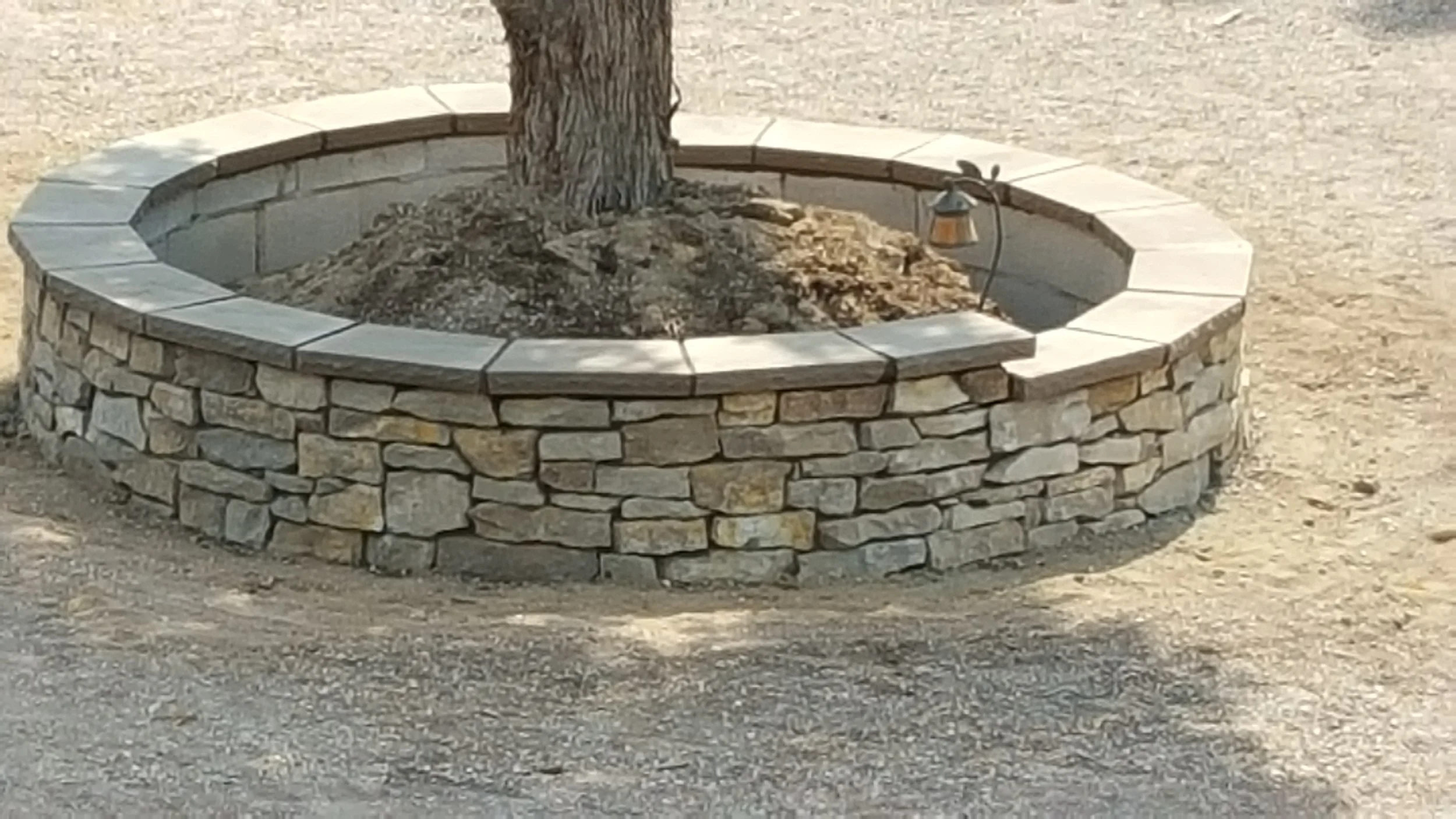 Natural Stone tree well