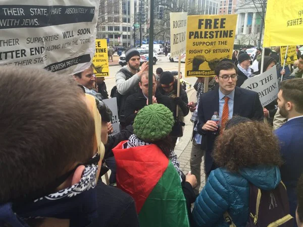 AIPAC Protesters and Convention Goer - 3/20/16