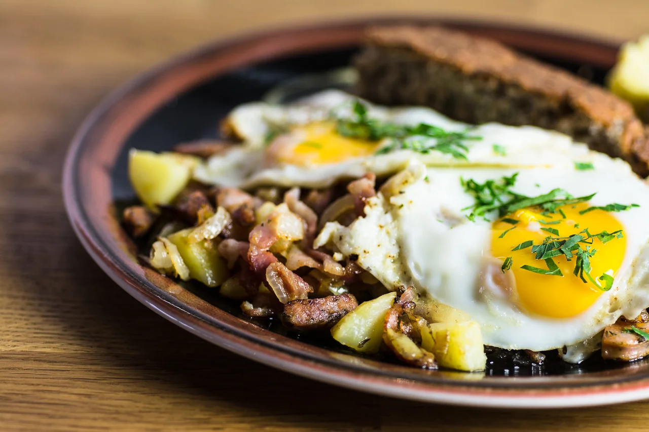 Pytt-i-panne.&nbsp;&nbsp;Foto: Bjørn Joachimsen/Lundblad.