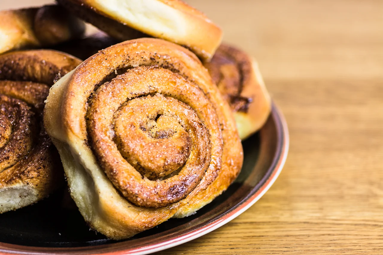 Hjemmelagde kanelsnurrer.&nbsp;&nbsp;Foto: Bjørn Joachimsen/Lundblad.
