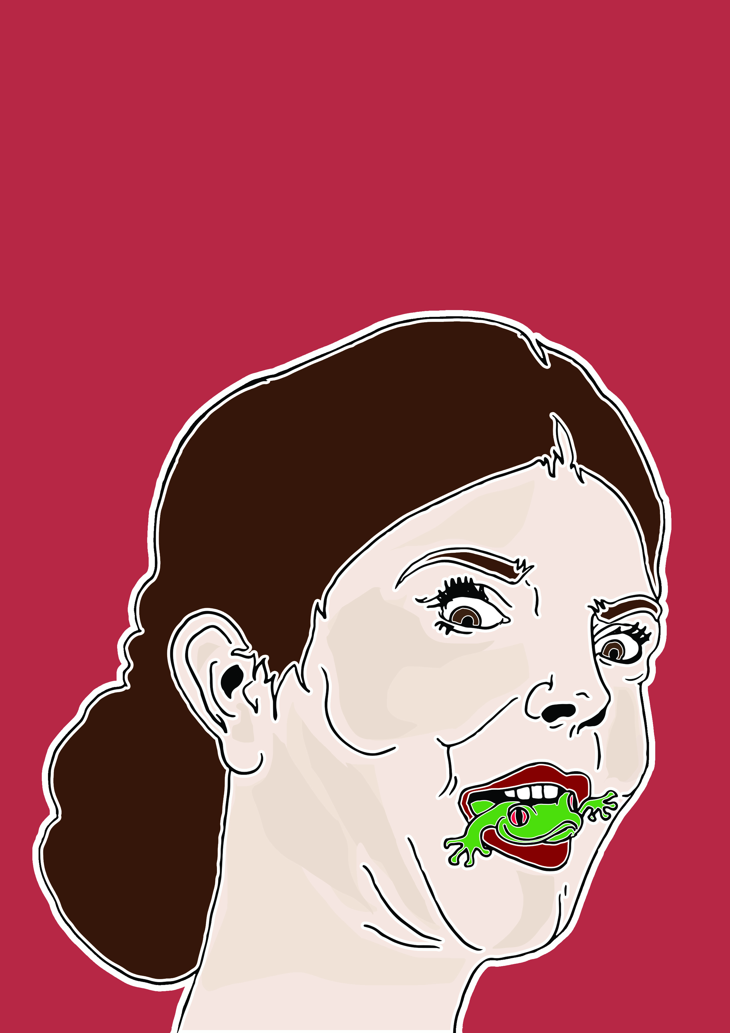 Jeanne Tripplehorn and the Frog
