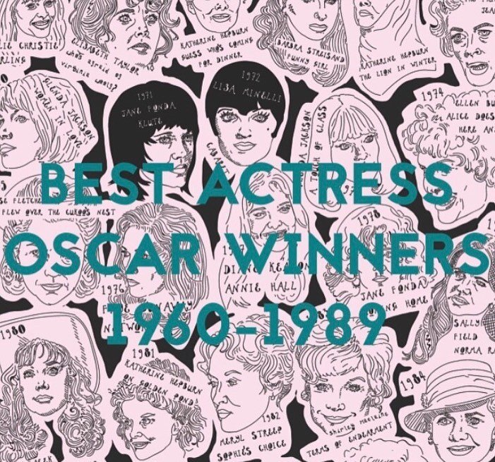 Illustrated Best Actress Oscar winners 1960-1989
Poster prints available from my #etsyshop

.
.
.
.

 .
.
.

#oscar #bestactress  #actor #film #movie #filmography #illustration #print #art #artwork  #drawing #drawings #portrait #sketches #sketch #ill