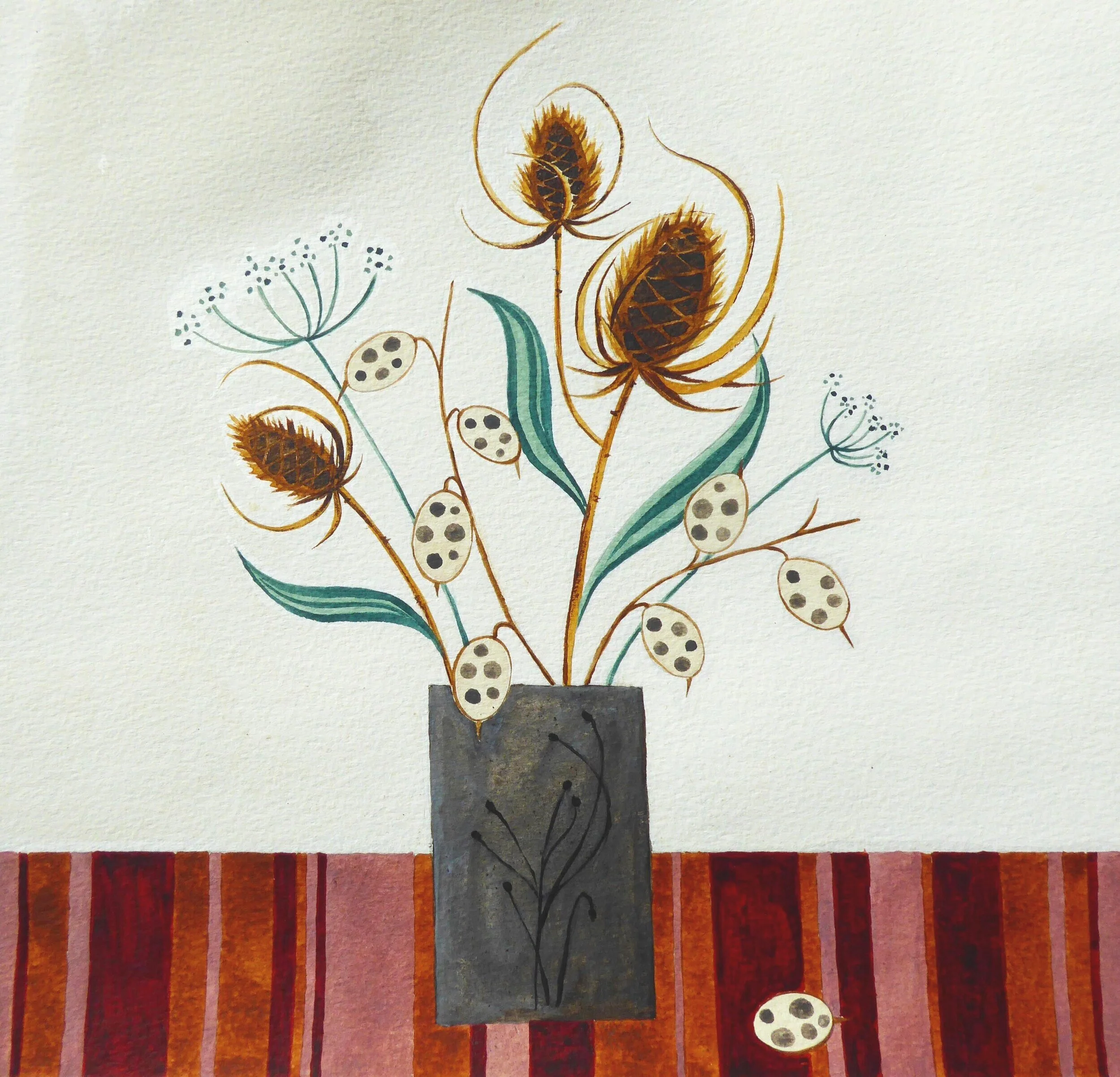  Watercolour design for kitchen, Sheffield 