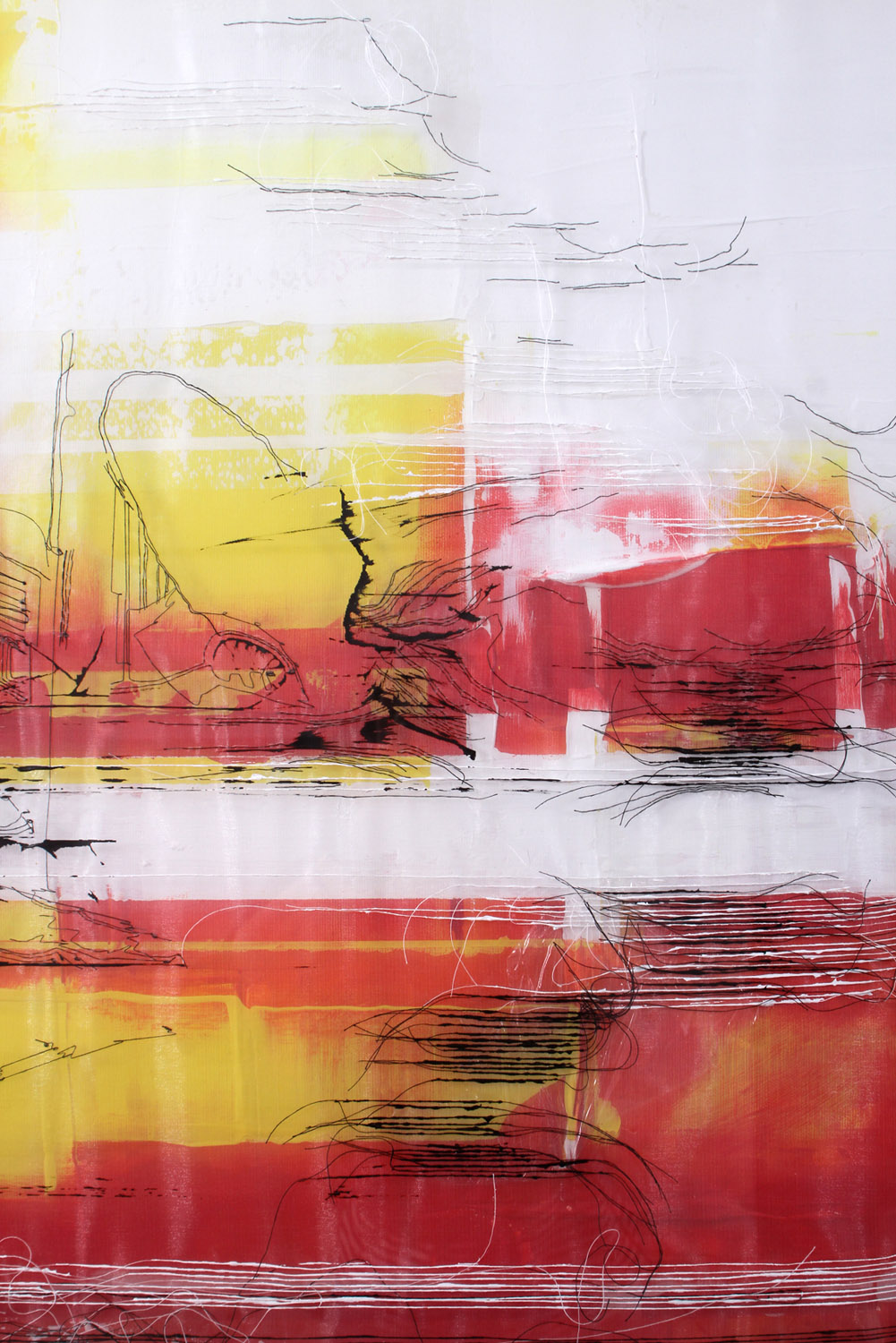 Waves of change and light, detail