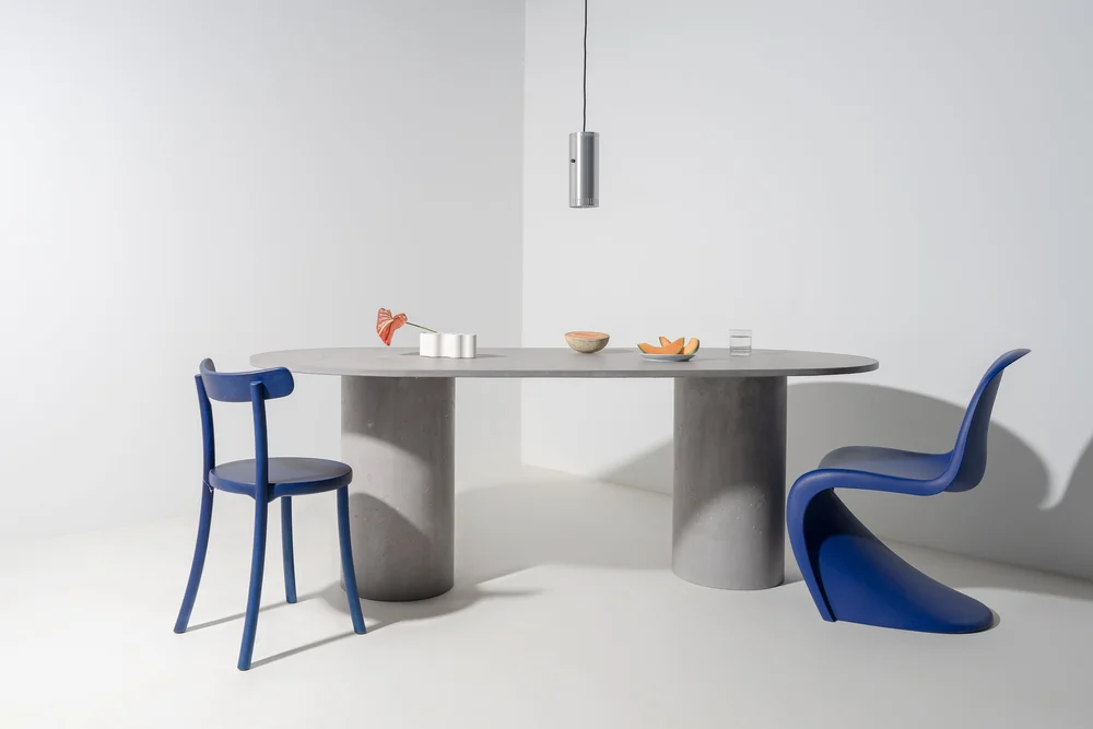 GFRC Pill Dining Table Seater) — Form-s - Main Image