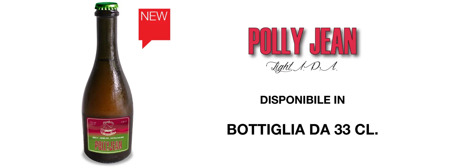 Polly Jean adesso disponibile anche in bottiglia da 33 cl.