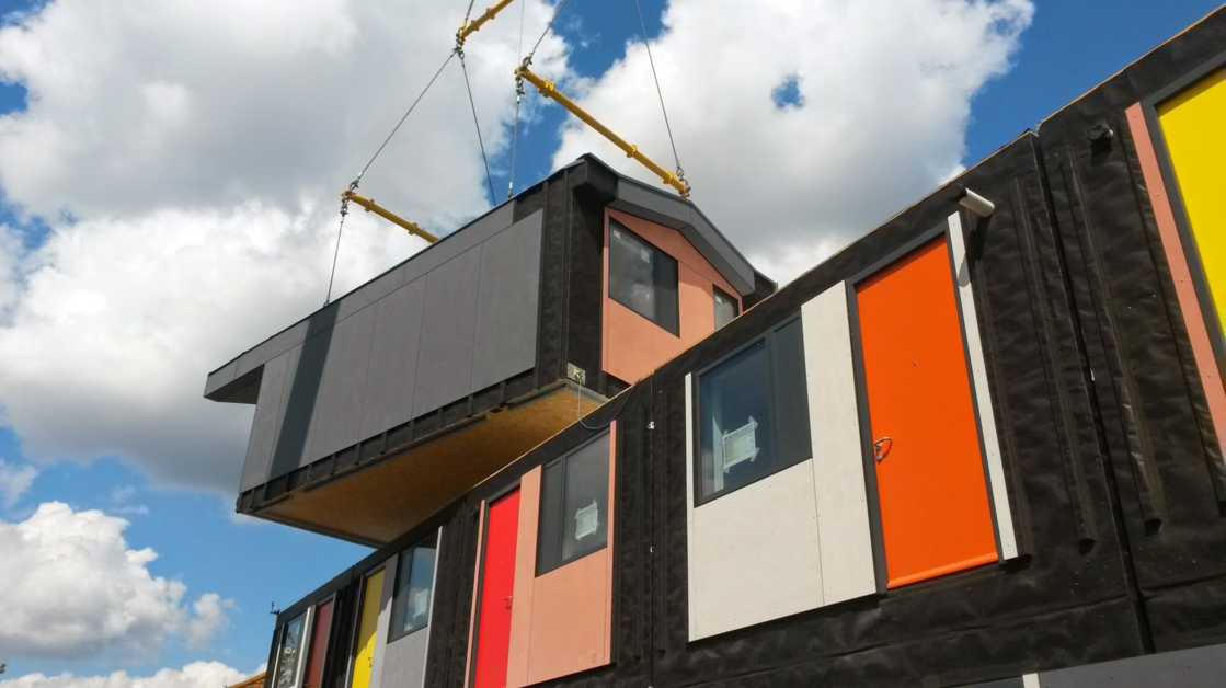 Rogers Stirk Harbour + Partners pilot prefab project in Mitcham, South London. Image: architectsjournal.co.uk