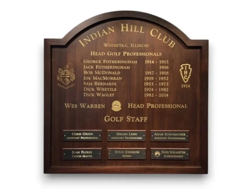 Staff &amp; Board of Directors Plaques