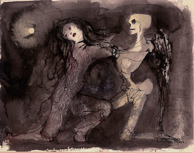  Leonor Fini - Sous un ciel brouillé