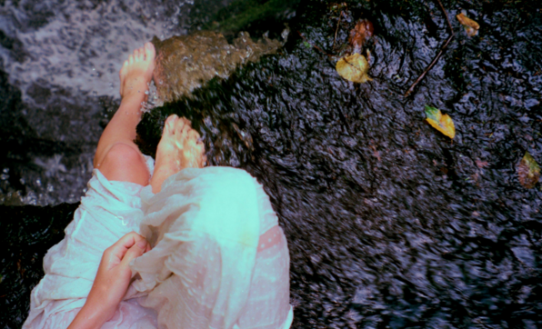 Self Portrait, Enders Falls CT, August 2015 photo by Emily Rose Theobald