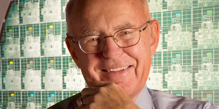 Gordon E. Moore (image courtesy of Intel )