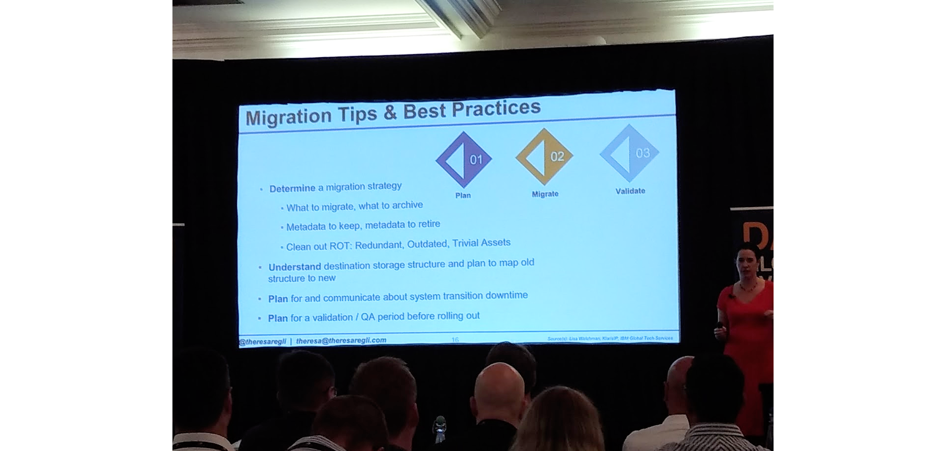 Theresa Regli addresses DAM migration