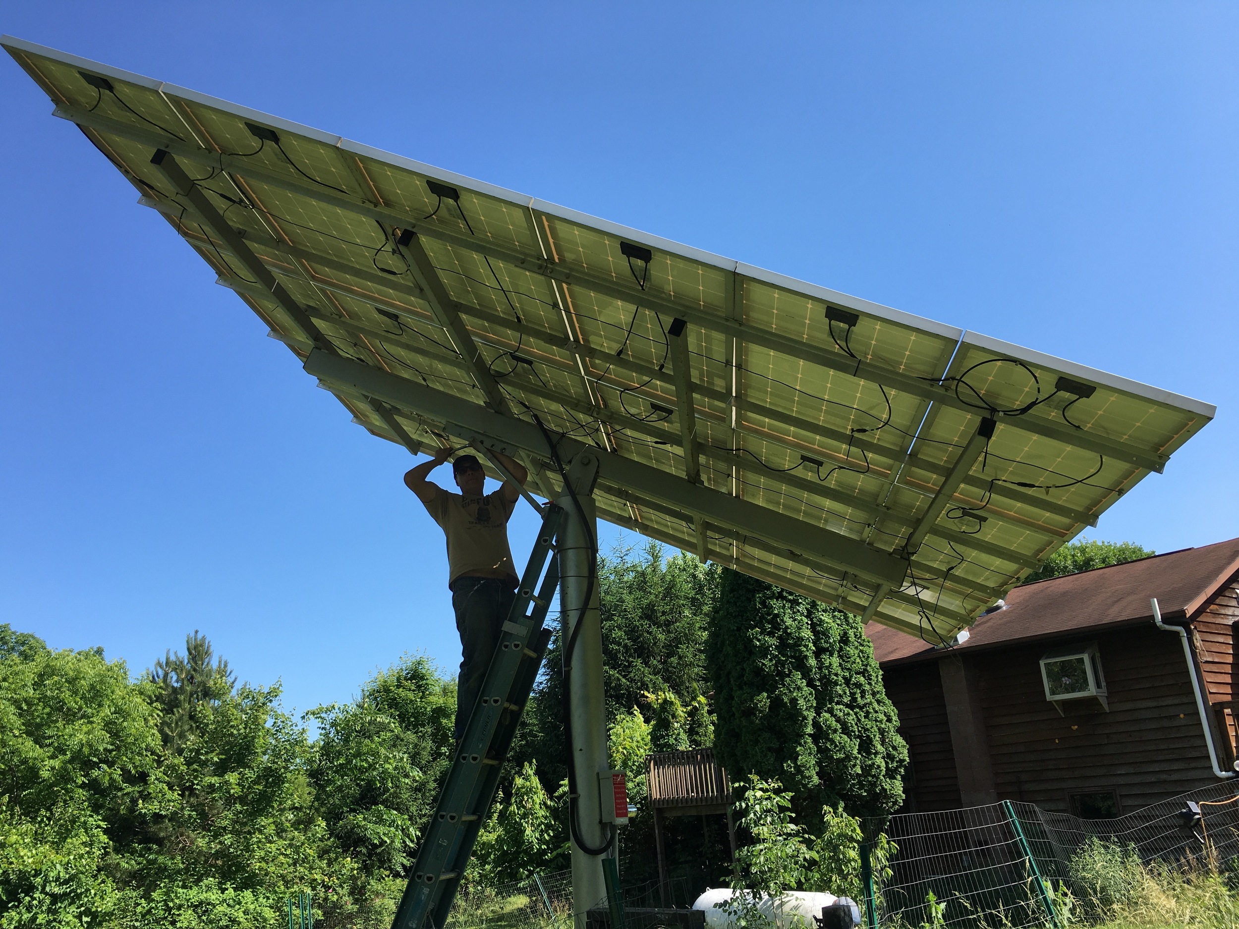 Adjusting for summer tilt angle