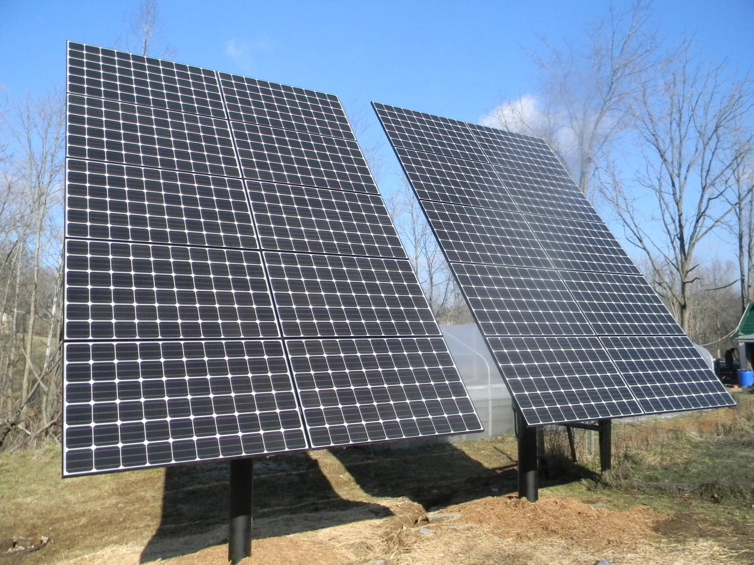 5.8 kW Seasonal Adjustable Array, for local farmer