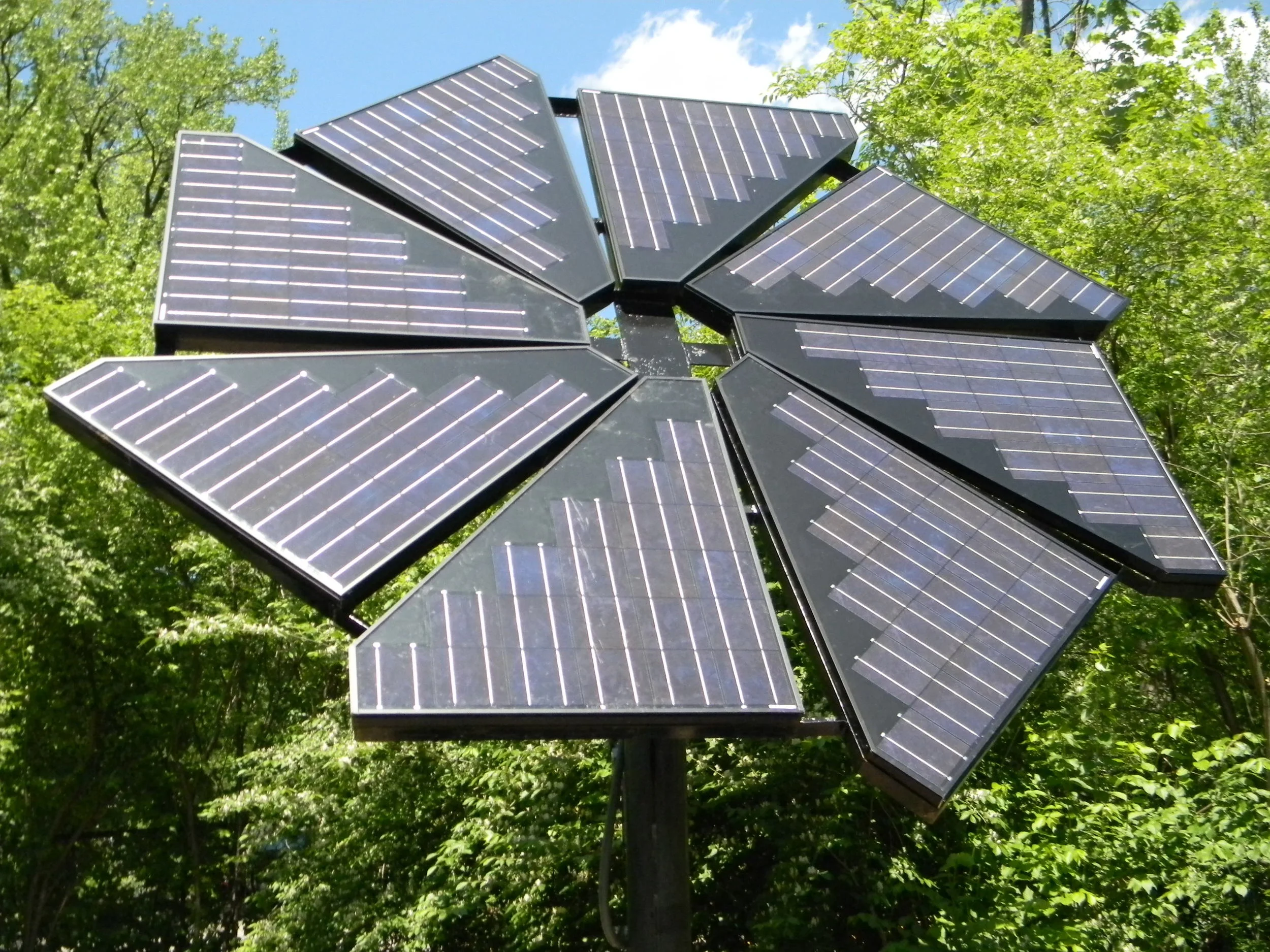 900 W Array, project was done in partnership with Harmony School students
